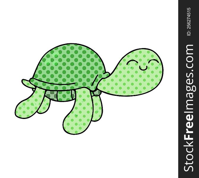 comic book style quirky cartoon turtle. comic book style quirky cartoon turtle
