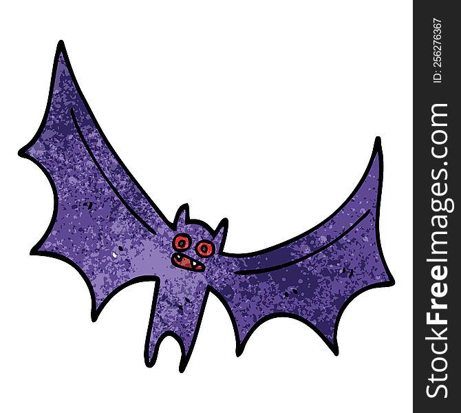 Cartoon Doodle Bat