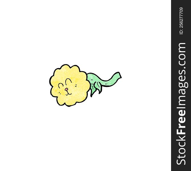 Flower Dandelion Cartoon Character