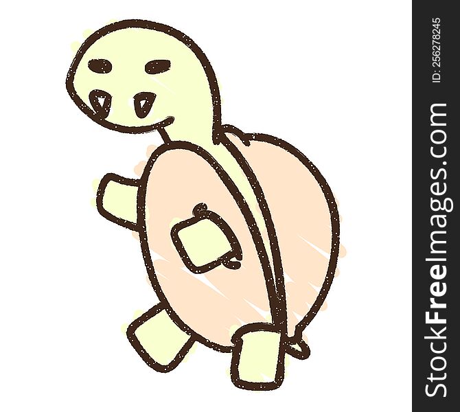Tortoise Chalk Drawing
