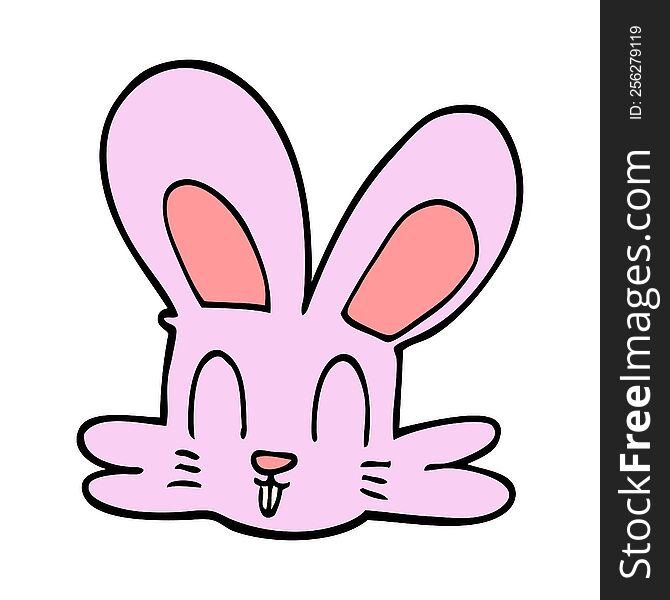 Cartoon Doodle Cute Bunny