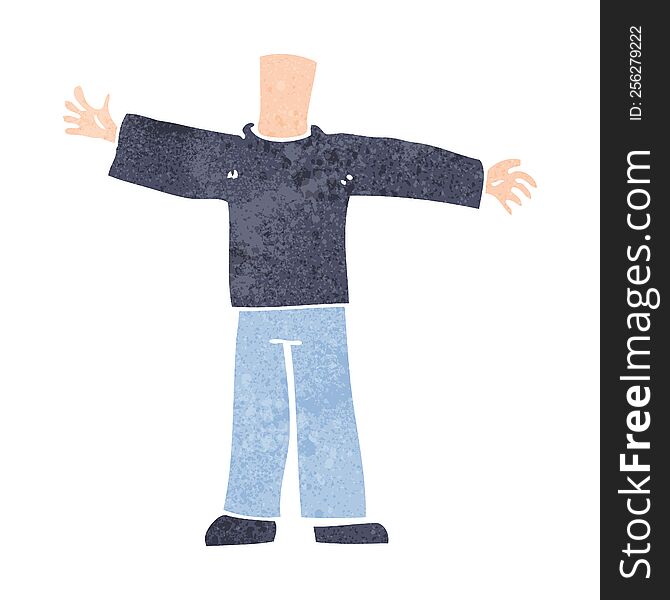 cartoon body with open arms  (mix and match cartoons or add own photos