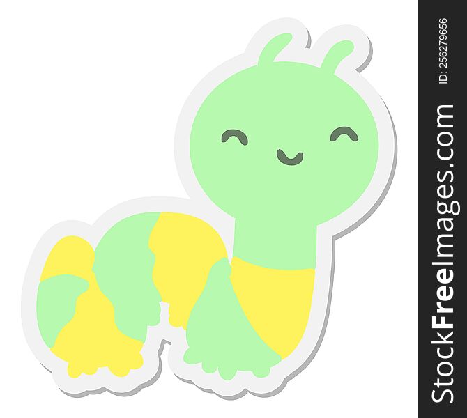 cute bug sticker