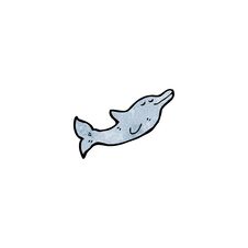Cartoon Dolphin Royalty Free Stock Photo
