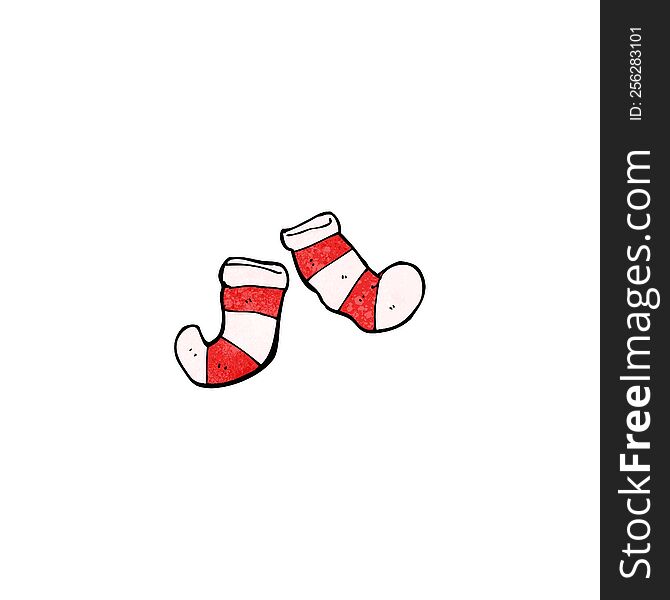 Cartoon Stripy Socks