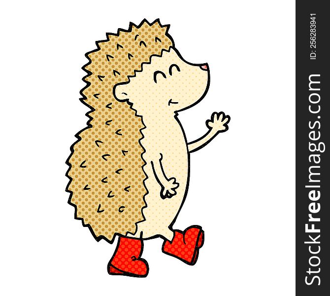 cute cartoon hedgehog