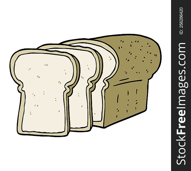 cartoon sliced bread