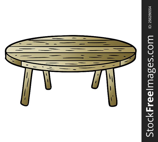 cartoon wooden table. cartoon wooden table