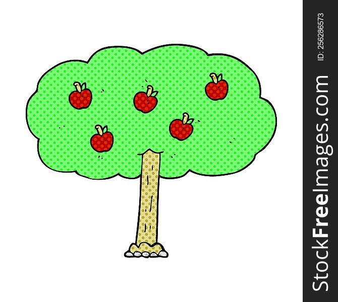 Cartoon Apple Tree