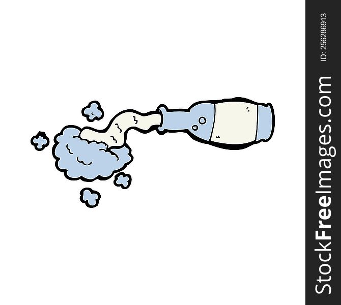 Cartoon Spilled Bottle