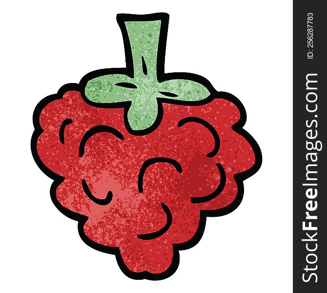 Cartoon Doodle Raspberry