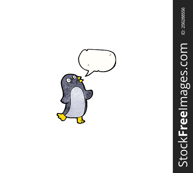 Dancing Penguin Cartoon Character