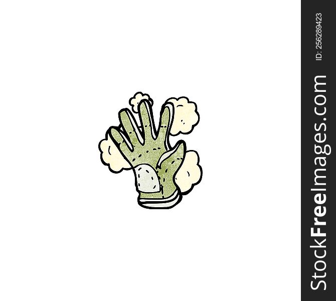 cartoon protective glove