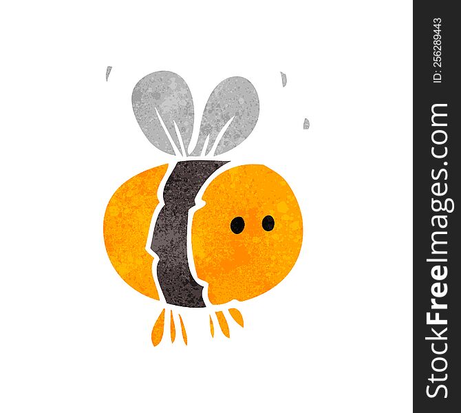 Retro Cartoon Bee