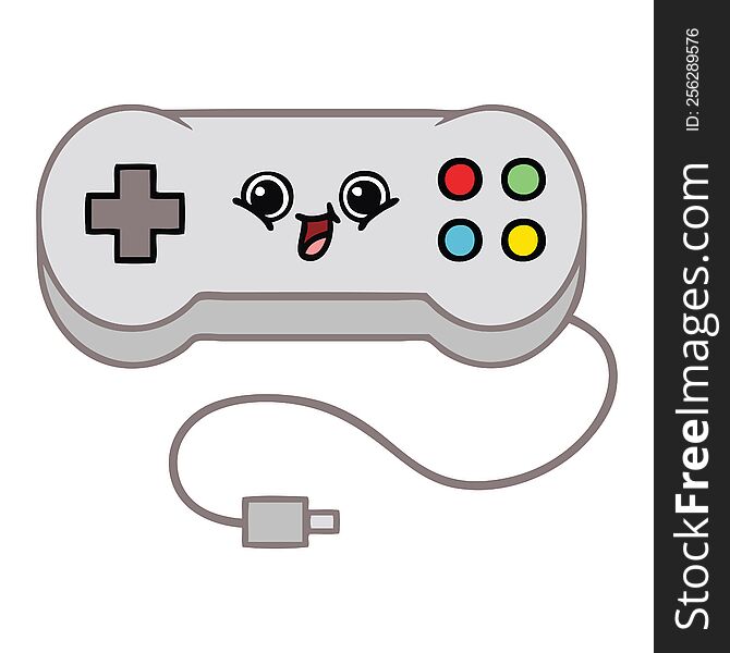 cute cartoon game controller