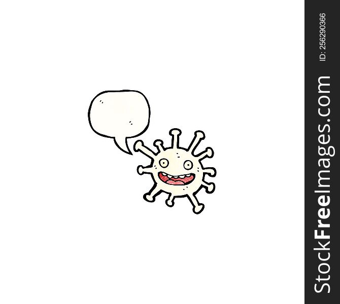 Cartoon White Blood Cell