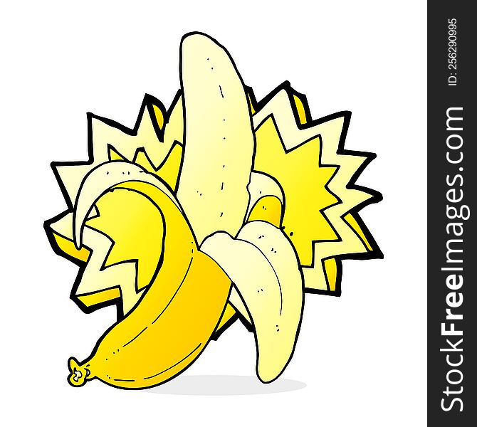 Cartoon Banana Symbol