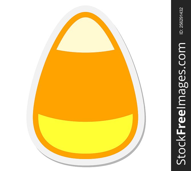 Candy Corn Sticker