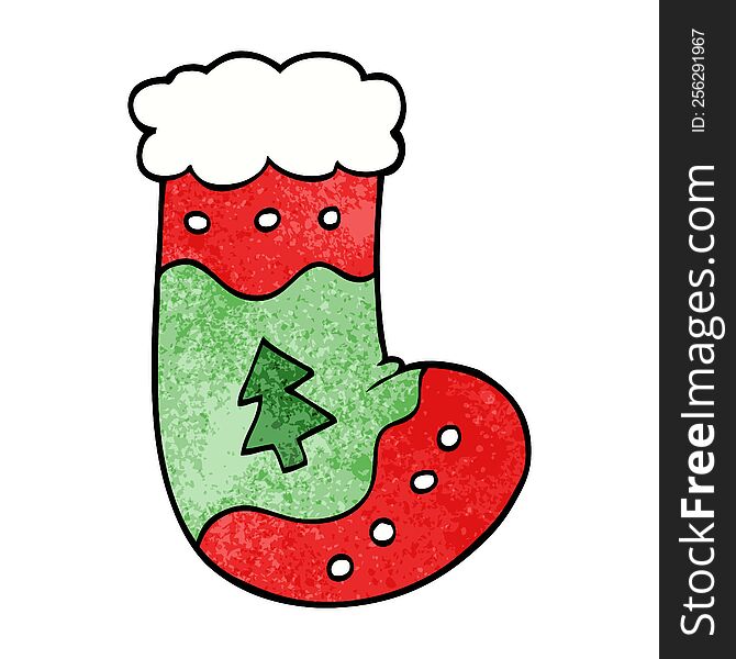 Cartoon Doodle Christmas Stockings