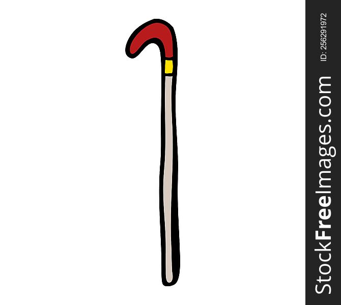 cartoon walking stick