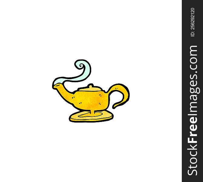 Cartoon Magic Lamp