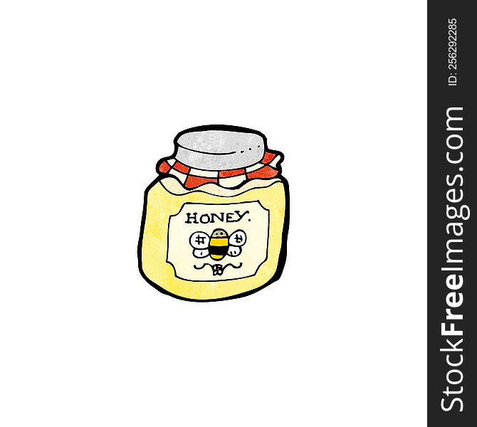 Cartoon Jar Of Honey