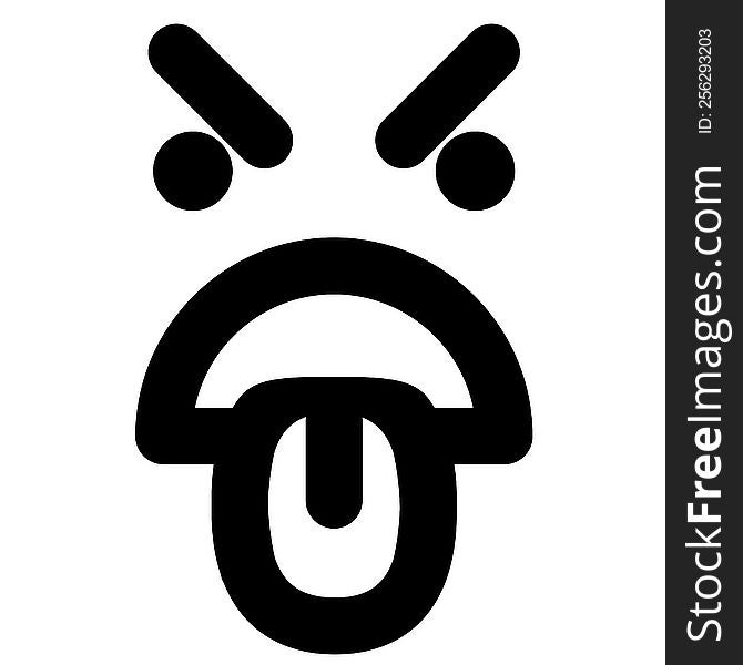 Angry Face Icon