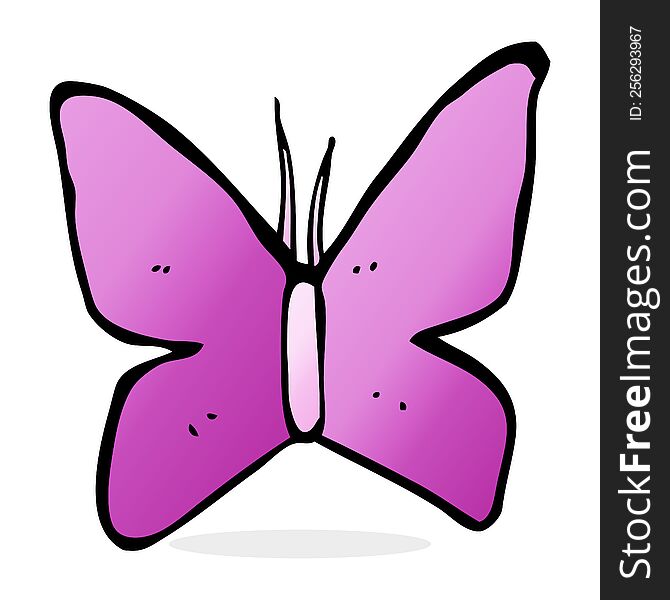 cartoon butterfly symbol