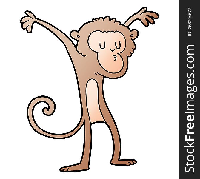 cartoon monkey. cartoon monkey