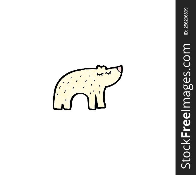 Cartoon Polar Bear