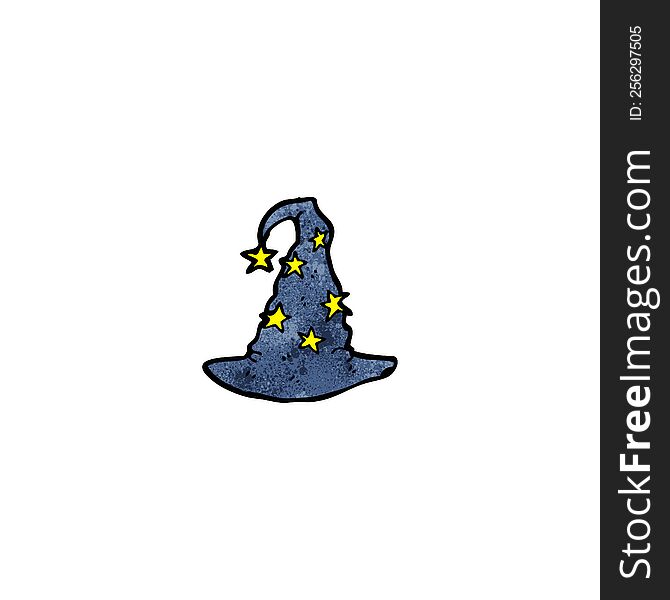 cartoon wizard hat