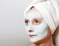Spa Facial Mask Stock Photography Spa Facial Mask Stock Photography