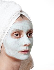 Spa Facial Mask Royalty Free Stock Photo Spa Facial Mask Royalty Free Stock Photo