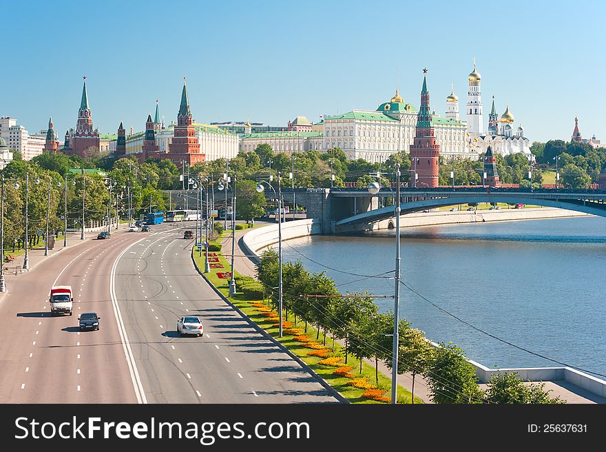View Of The Kremlin From The Patriarchal Bridge