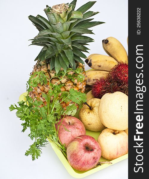 Tropical fruit.Fresh Fruit for Health, Thailand.