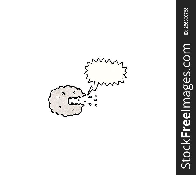 Sneezing Raincloud Cartoon