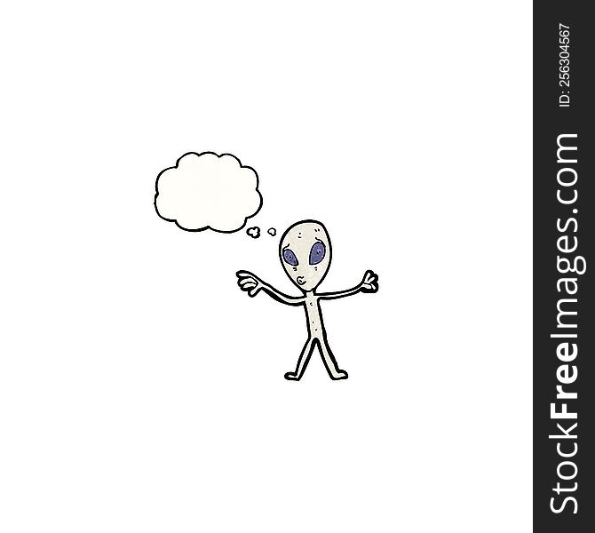 cartoon alien