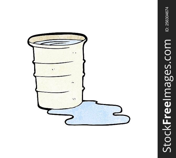 cartoon office water cup