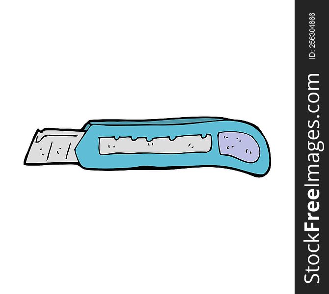 cartoon knife