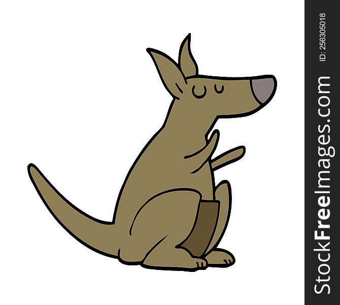 Cartoon Kangaroo