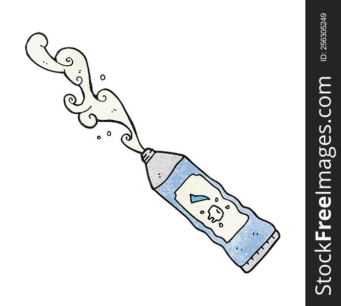 Texture Cartoon Toothpaste Squirting