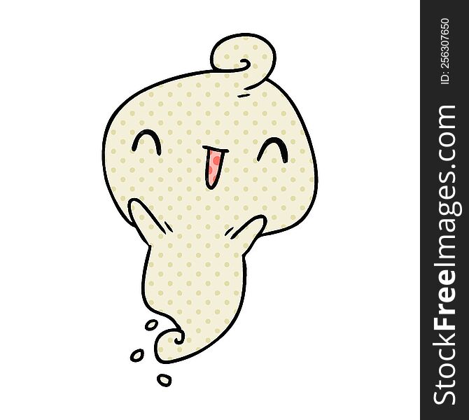 Cartoon Kawaii Cute Dead Ghost