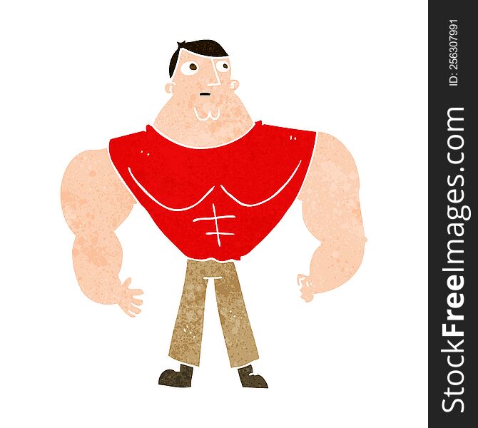 Cartoon Body Builder