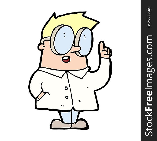 Cartoon Scientist