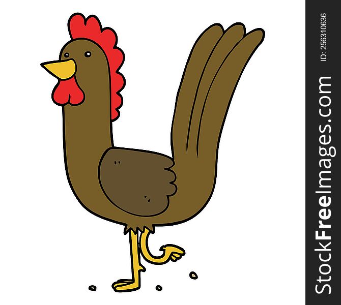 Cartoon Rooster