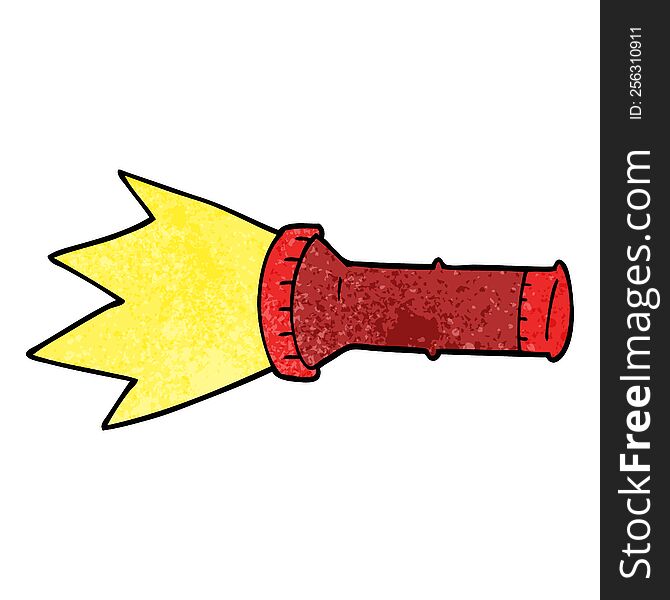 Cartoon Doodle Electric Torch