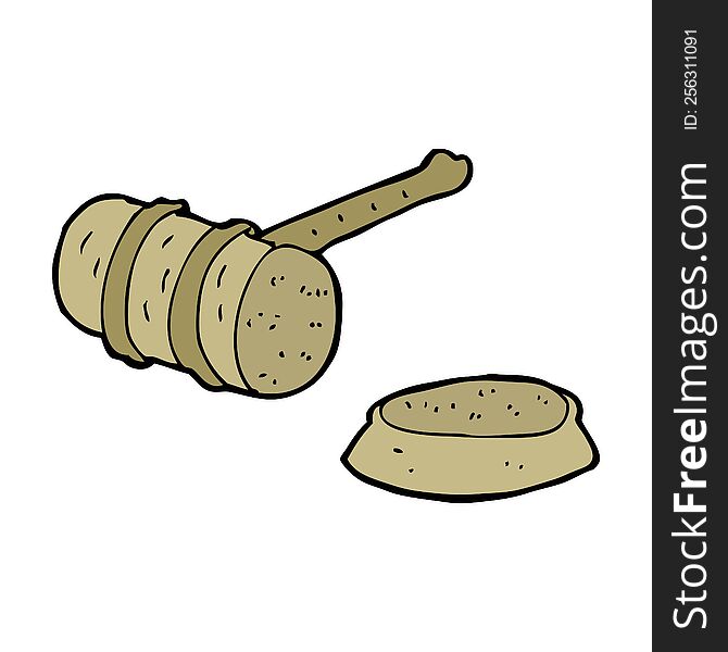 Cartoon Gavel