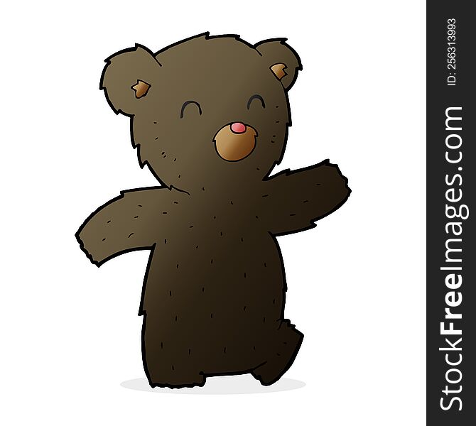 Cartoon Black Bear