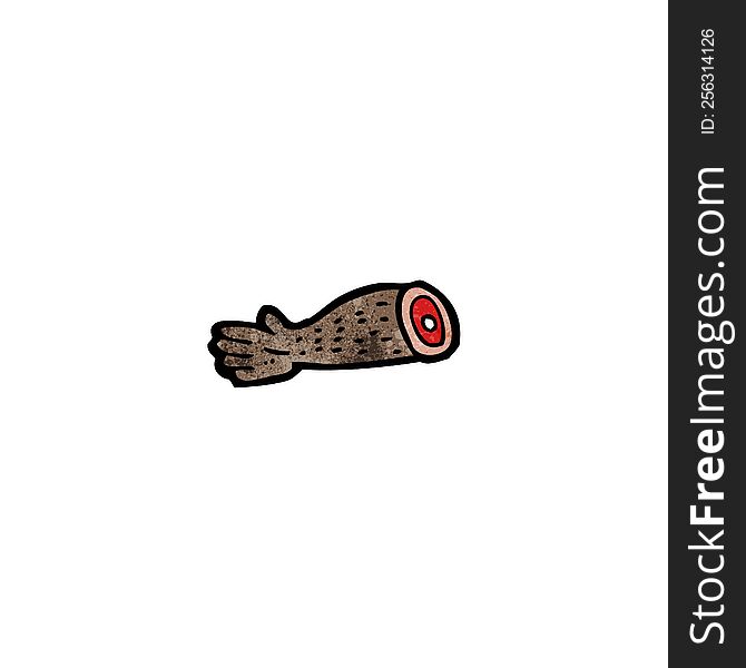 Cartoon Severed Arm