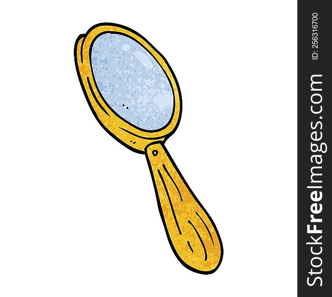 Cartoon Doodle Magnifying Glass